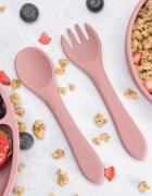 APPEKIDS Set diversificare din silicon Basic Old Rose