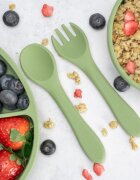 APPEKIDS Set diversificare din silicon Basic Raw Green