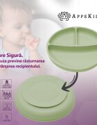APPEKIDS Set diversificare din silicon Basic Raw Green