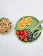 APPEKIDS Set diversificare din silicon Basic Raw Green