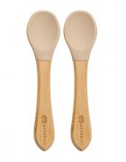 APPEKIDS Set Lingurite din bambus Bubble Beige