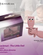 APPEKIDS Set tacamuri din silicon Owl Old Rose