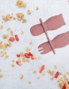 APPEKIDS Set tacamuri din silicon Owl Old Rose