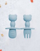 APPEKIDS Set tacamuri din silicon The Little Bear Aqua Blue