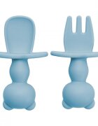 APPEKIDS Set tacamuri din silicon The Little Bear Aqua Blue