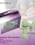 APPEKIDS Set tacamuri din silicon The Little Bear Raw Green