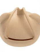 APPEKIDS Suport pentru suzeta din silicon The Little Bear Bubble Beige