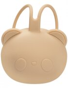 APPEKIDS Suport pentru suzeta din silicon The Little Bear Bubble Beige