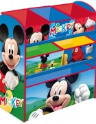 Arditex Organizator jucarii cu cadru din lemn Mickey Mouse Clubhouse