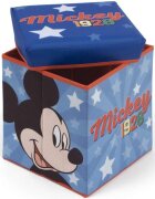Arditex Taburet pentru depozitare jucarii Mickey Mouse