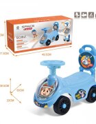 Armtoys Masinuta pentru copii Ride-On fara pedale albastra cu functii muzicale