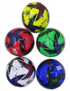 Armtoys Minge de fotbal colorata din piele ecologica lucioasa diametrul 21 cm