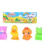Armtoys Set 4 jucarii de baie animalute din cauciuc