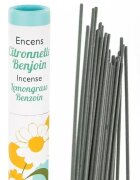 Aromandise Betisoare parfumate naturale japoneze lemongrass si benzoin 30 buc
