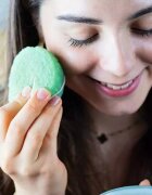 Aromandise Burete natural Konjac cu argila verde si ceai verde