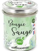 Aromandise Lumanare parfumata bio salvie vegana 150g