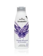 AROMATICS Gel de dus 100 vegan Free cu parfum de flori de portocal si lavanda cu prebiotice vit E si aloe 600ml