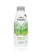 AROMATICS Gel de dus 100 vegan Hope cu parfum de bergamota si ceai alb cu prebiotice vit E si aloe 600ml