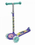 AS Trotineta cu 3 roti luminoe baza antiderapanta si ghidon reglabil Stitch