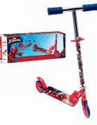 AS Trotineta pliabila cu 2 roti Spiderman ghidon reglabil baza antiderapanta greutate admisa 50 kg