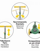 AS Trotineta Plus Jursic World cu 3 roti baza antiderapanta ghidon reglabil greutate admisa 50 kg