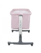 Asalvo Patut Co Sleeper Calm roz reglabil 5 nivele de inaltime picioare extensibile material moale si usor de curatat 80 x 65 x 84