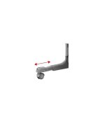 Asalvo Patut Co Sleeper Calm roz reglabil 5 nivele de inaltime picioare extensibile material moale si usor de curatat 80 x 65 x 84