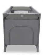 Asalvo Patut pentru copii Smooth Cloud cu 2 nivele pliere compacta roti cu frana baza captusita impermeabila 77x65x125 cm