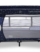 Asalvo Patut pentru copii Smooth Moon cu 2 nivele pliere compacta roti cu frana baza captusita impermeabila 77x65x125 cm