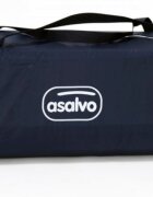 Asalvo Patut pentru copii Smooth Moon cu 2 nivele pliere compacta roti cu frana baza captusita impermeabila 77x65x125 cm