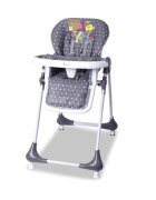 Asalvo Scaun de masa Chef pliabil compact reglabil inaltime 6 pozitii centura siguranta in 5 puncte tavita reglabila si detasabila 105 x 54 x 72