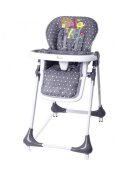 Asalvo Scaun de masa Chef pliabil compact reglabil inaltime 6 pozitii centura siguranta in 5 puncte tavita reglabila si detasabila 105 x 54 x 72