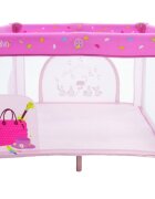 Asalvo Tarc de joaca London pliere compacta margini si baza captusite material impermeabil 99 x 99 x 78 cm