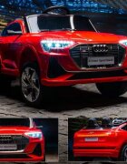 Audi Masinuta electrica pentru copii cu licenta E-Tron Sportback Red cu telecomanda 2.4Gacumulator 12V4.5Ahmotoare 80wlumini ledmuzicapornire la butonusi cu deschideremp3usbfunctie swing3 viteze din telecomanda