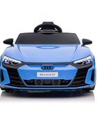 Audi Masinuta electrica pentru copii cu licenta RS E-Tron GT BlueTelecomandaRoti EVAAcumulator 12V 45AhIncarcator inclusCentura de sigurantaLumini LEDSlow StartIndicator baterieUsi cu deschidereSistem troller