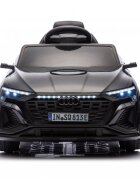 Audi Masinuta electrica pentru copii cu licenta SQ8 E-Tron 12V Blackechipare Premiumtelecomanda 24G2 motoarex39wroti EVAscaun din pielesuspensiiusi cu deschiderelumini LEDmuzica