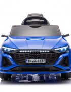 Audi Masinuta electrica pentru copii cu licenta SQ8 E-Tron 12V Blueechipare Premiumtelecomanda 24G2 motoarex39wroti EVAscaun din pielesuspensiiusi cu deschiderelumini LEDmuzica