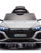 Audi Masinuta electrica pentru copii cu licenta SQ8 E-Tron 12V Greyechipare Premiumtelecomanda 24G2 motoarex39wroti EVAscaun din pielesuspensiiusi cu deschiderelumini LEDmuzica