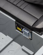 Audi Masinuta electrica pentru copii cu licenta SQ8 E-Tron 12V Greyechipare Premiumtelecomanda 24G2 motoarex39wroti EVAscaun din pielesuspensiiusi cu deschiderelumini LEDmuzica