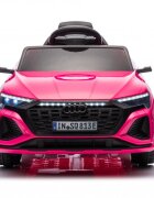 Audi Masinuta electrica pentru copii cu licenta SQ8 E-Tron 12V Pinkechipare Premiumtelecomanda 24G2 motoarex39wroti EVAscaun din pielesuspensiiusi cu deschiderelumini LEDmuzica