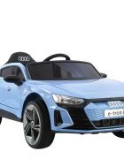 Audi Masinuta electrica pentru copii e-Tron GT Blue cu licentaradiocomanda 2.4Groti EVAdoua motoareacumulator 12Vfaruri si stopuri LEDacumulator 12V45Ahdoua motoareoglinzi retrovizoareunitate o cu muzica