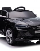 Audi Masinuta electrica pentru copii E-Tron SportBack Black cu licentaroti evascaun pieleacumulator 12Vsuspensiisistem trollerusi cu deschidereslow startlumini LEDmp3usboglinzi retrovizoaresarcina maxima 30 kg