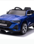 Audi Masinuta electrica pentru copii E-Tron SportBack Blue cu licentaroti evascaun pieleacumulator 12Vsuspensiisistem trollerusi cu deschidereslow startlumini LEDmp3usboglinzi retrovizoaresarcina maxima 30 kg