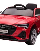 Audi Masinuta electrica pentru copii E-Tron SportBack Red cu licentaroti evascaun pieleacumulator 12Vsuspensiisistem trollerusi cu deschidereslow startlumini LEDmp3usboglinzi retrovizoaresarcina maxima 30 kg