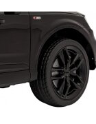 Audi Masinuta electrica pentru copii Q7 New Lift negru 70W cu telecomanda pornire lenta panou o scaun piele si roti din spuma Eva