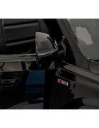 Audi Masinuta electrica pentru copii Q7 New Lift negru 70W cu telecomanda pornire lenta panou o scaun piele si roti din spuma Eva