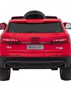 Audi Masinuta electrica pentru copii Q7 New Lift rosu 70W cu telecomanda pornire lenta panou o scaun piele si roti din spuma Eva
