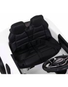 Audi Masinuta electrica pentru copii R8 alb 70W cu telecomanda lumini suspensii scaun piele si roti din spuma Eva