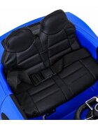 Audi Masinuta electrica pentru copii R8 albastru 70W cu telecomanda lumini suspensii scaun piele si roti din spuma Eva