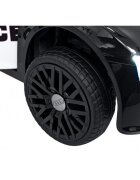 Audi Masinuta electrica pentru copii R8 police negru 70W cu telecomanda lumini suspensii scaun piele si roti din spuma Eva